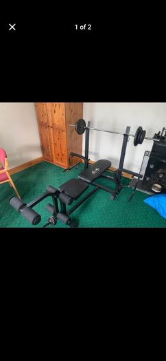Marcy Bench Press, Chest Fly and Leg Extension