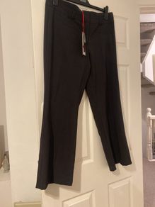 ladies trousers paco new charcoal grey large
