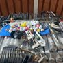 A selection of Golf clubs. Bags and golf balls. Image 6