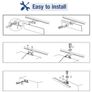 Mirror Light, 3-in-1 Bathroom Mirror Light, 60 cm, 12 W, 800 lm, 4000 K, 220 V, Neutral White, Bathroom Light, Make-Up Light, Cabinet Light, Surface-Mounted Light Image 4