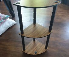 3 tier corner shelf