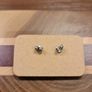 Holly and Liz - Coffee Cup Stud Earrings Made from Maple Wood Image 2