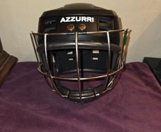 Azzurri Hurling/Camogie Black Helmet - Small size