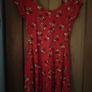 red print dress Image 2