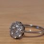 Diamond ring hallmarked 925 Image 7
