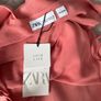 BNWT Zara Pink Satin Slip Mini Dress XS Image 4