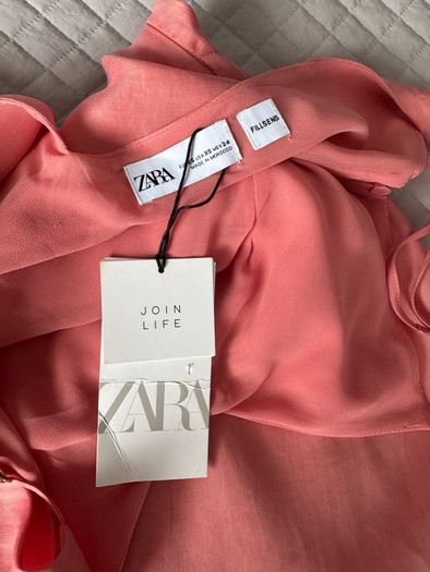 BNWT Zara Pink Satin Slip Mini Dress XS