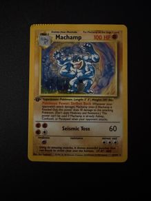 machamp Pokemon card 1st edition