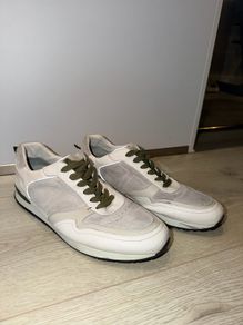 Ted Baker Flowem Men's Trainers in White Leather and Suede - UK 10