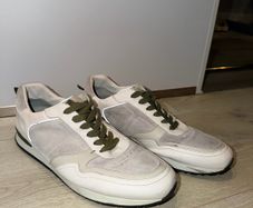 Ted Baker Flowem Men's Trainers in White Leather and Suede - UK 10