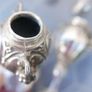 Antique Oxford Silver Plated Lead Salt and Pepper Shakers Image 9
