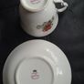 Queen Anne teacup and saucer celebrating the marriage of Charles and Diana Image 5