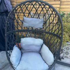 swivel egg chair and waterproof cover