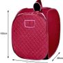 Mobile Mini Steam Sauna Home Sauna Heat Cabin Seat Sauna Cabin 80 x 80 x 100 cm 2.5 Litre Image 2