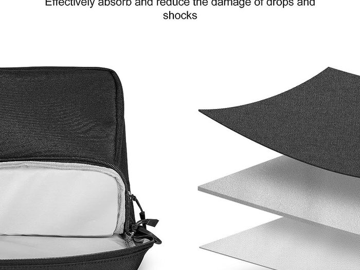 16 Inch Laptop Bag Case, Waterproof Slim Computer Sleeve Cover Compatible with MacBook Air/Pro 15/16, Surface Book 3/2 15, Dell Inspiron 15.6, HP Pavilion 15.6, Samsung Chromebook 15.6