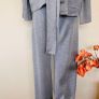 H&M viral grey knit trousers and belted cardigan set. Size S, New with tags Image 8