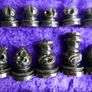Chess Set made from Stone and Wood 6,5" x 6,5" Image 10