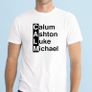 5 Seconds of summer names logo mens and womens T-Shirt Size XS-XXL Image 2