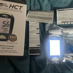 Gluco Rx Hct Blood Glucose Ketone monitoring diabetes system