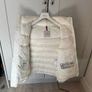 White Moncler Coat men Image 8