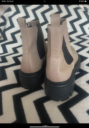 Size 39 ankle boot primark beige Chelsea boots