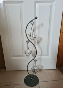 Glass Candle Stand