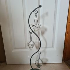 Glass Candle Stand