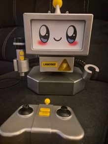 LankyBox LankyBot Mystery RC Robot with Microphone Tested and Working
