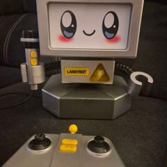LankyBox LankyBot Mystery RC Robot with Microphone Tested and Working