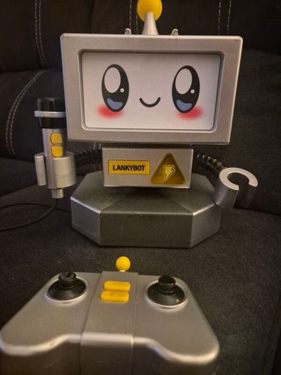 LankyBox LankyBot Mystery RC Robot with Microphone Tested and Working