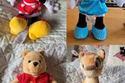 Disney teddys, Minnie Mouse, Winnie the Pooh, Bambi