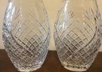 golf prizes 2 large 10 inch Dublin Crystal Vases
