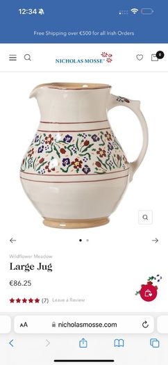 Nicholas Moses Large Wild Flower Meadow Jug