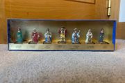 Vintage Cavendish Miniatures Boxed Figure Set feat. Henry VIII and his six wives