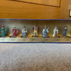 Vintage Cavendish Miniatures Boxed Figure Set feat. Henry VIII and his six wives
