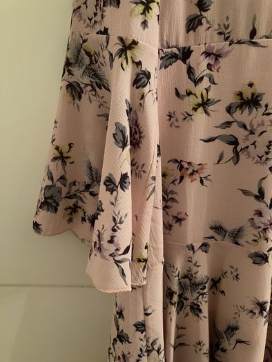 Pink floral dress