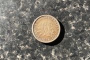 1904 FRANCE La Semeuse Sower Woman ANTIQUE OLD Silver 1 Franc French Coin