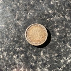1904 FRANCE La Semeuse Sower Woman ANTIQUE OLD Silver 1 Franc French Coin
