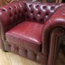 Authentic Chesterfield Leather Armchair Image 5