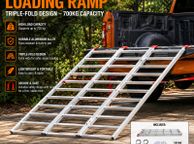 main image for ad Heavy-Duty Aluminium Loading Ramp  Triple-Fold Design  700 kg Capacity