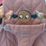 Baby Bjorn Bouncer dusty pink with toy attachment Image 4