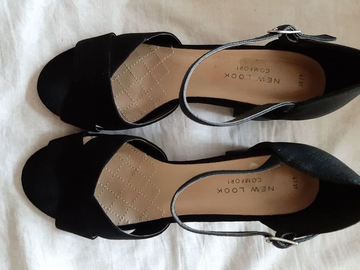 Reduced New look ladies sandles black size 4