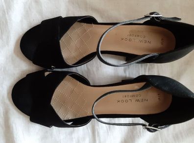 Reduced New look ladies sandles black size 4