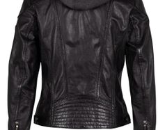 Ladies Biker Style Leather Jacket