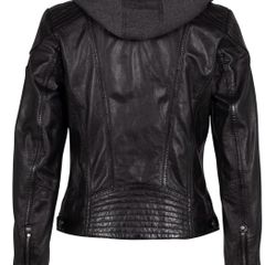 Ladies Biker Style Leather Jacket