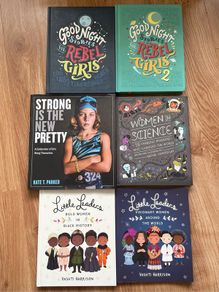 books - rebel girls, strong women, little leaders