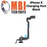iPhone X Charging Dock Replacement Port Connector Flex Cable Black Image 2