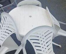 Garden table and chairs