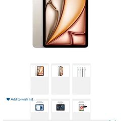 Apple iPad Air 13 inch (M4) 2026 Model and case