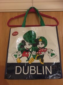 Disney Shamrock DUBLIN Tote Shopper, Gift Bag